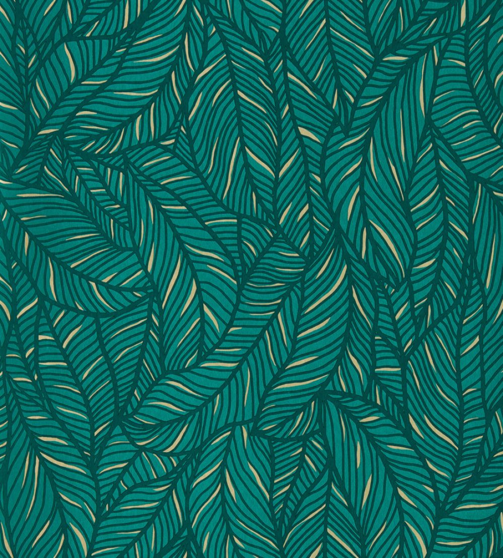 Selva Wallpaper by Clarke & Clarke Emerald