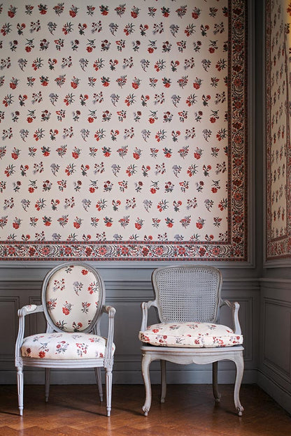 Seme Persan Toile by Braquenié shown in a room setting