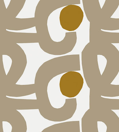 Seppel Wallpaper by Marimekko Grey