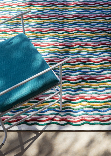 Serpentine Rug by Pierre Frey shown in a room setting (view 2)