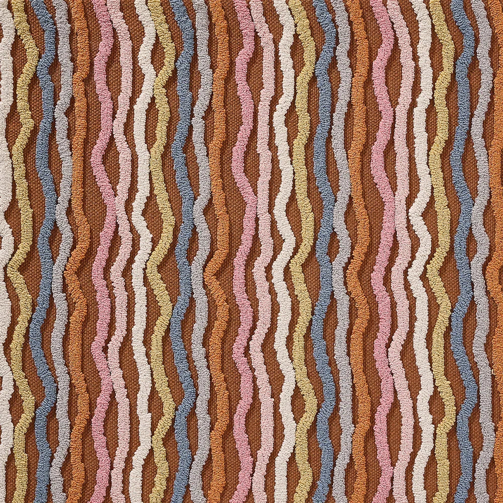 Serpentine Rug by Pierre Frey in Sienne (FT570003)