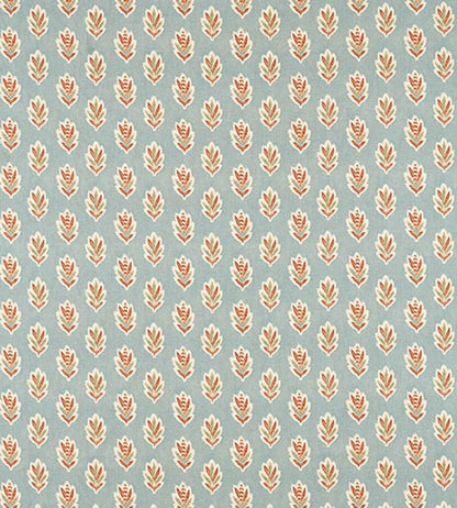 Sessile Leaf Fabric by Sanderson Blue Clay