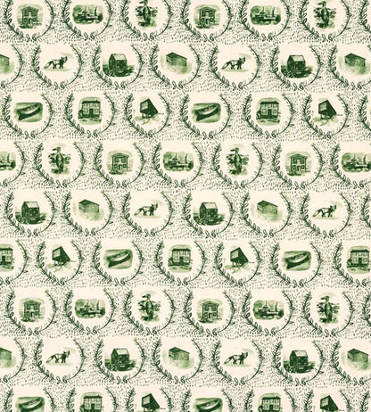 Set The Scene Fabric by Christopher Farr Cloth Olive