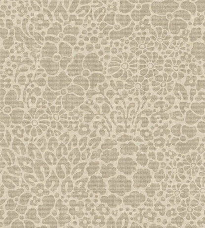 Seventies Floral Wallpaper by Eijffinger Beige/Sand