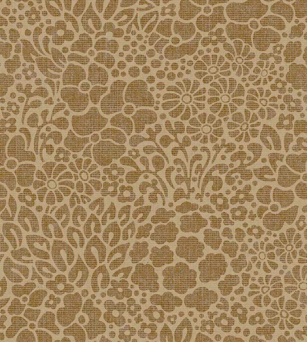 Seventies Floral Wallpaper by Eijffinger Brown/Taupe