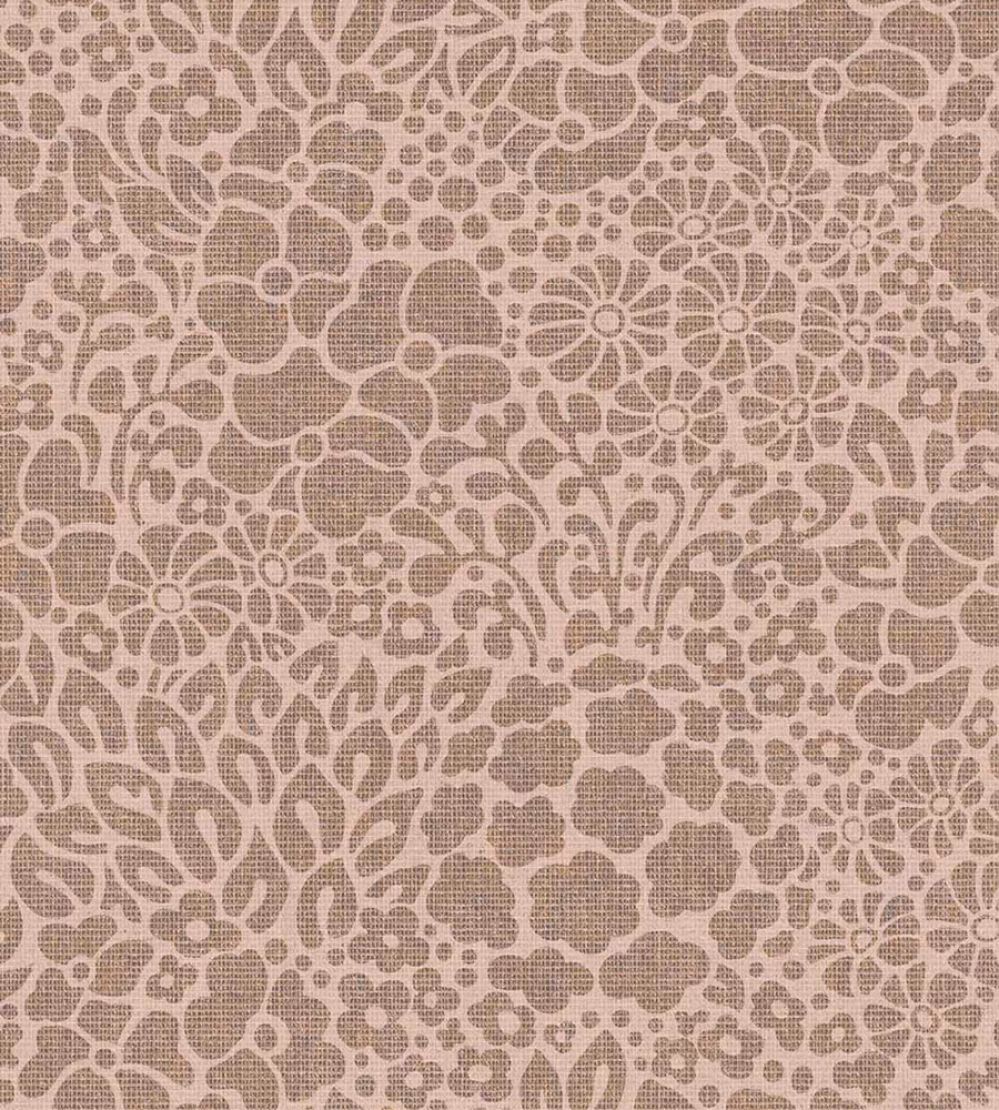 Seventies Floral Wallpaper by Eijffinger Pink