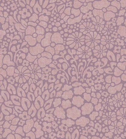 Seventies Floral Wallpaper by Eijffinger Purple/Lilac
