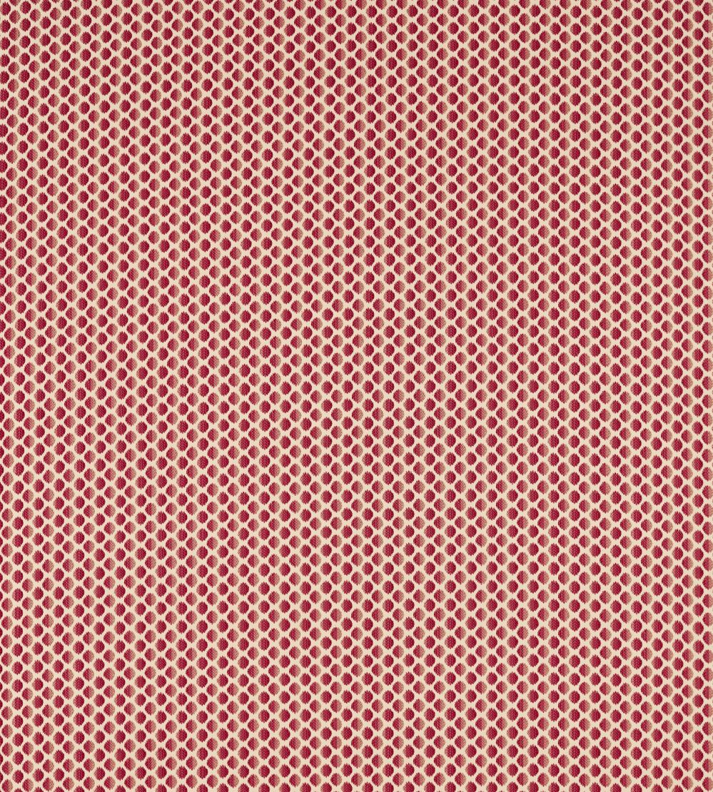 Seymour Spot Fabric by Zoffany Crimson