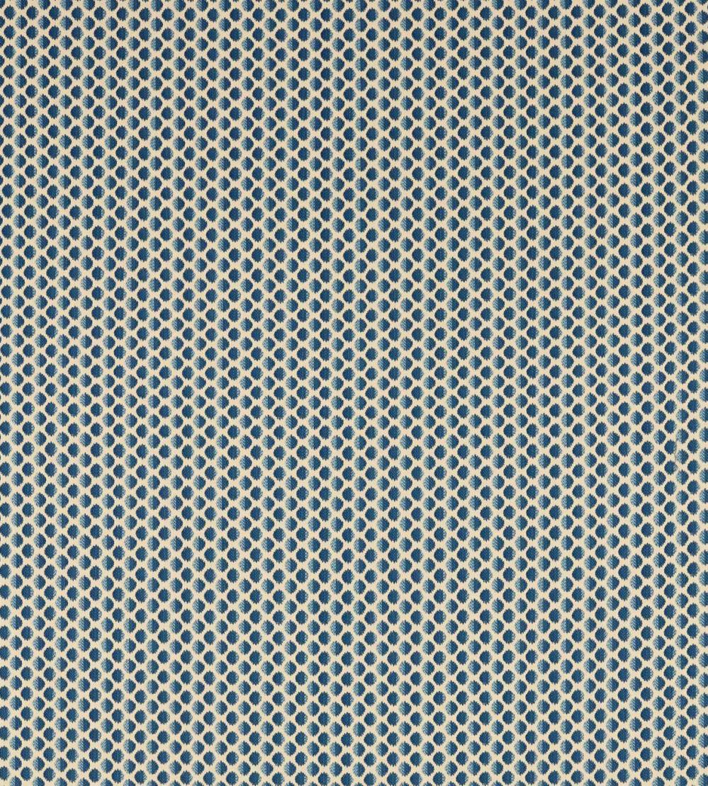 Seymour Spot Fabric by Zoffany Indigo