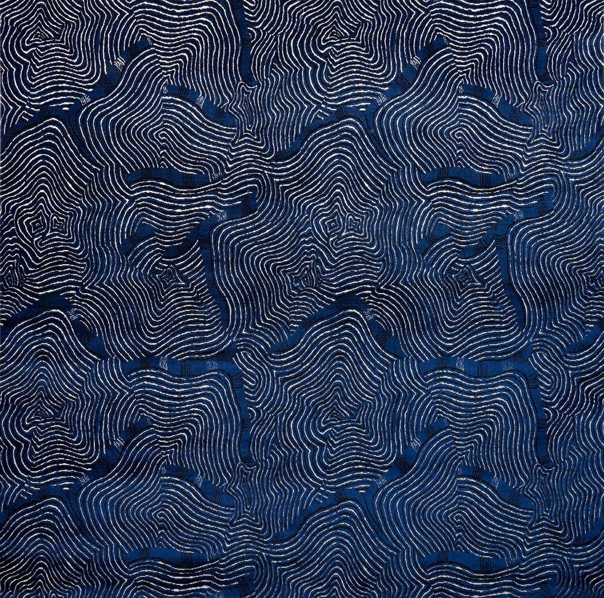 Shabeel Fabric by Pierre Frey in Marine (F3855003)