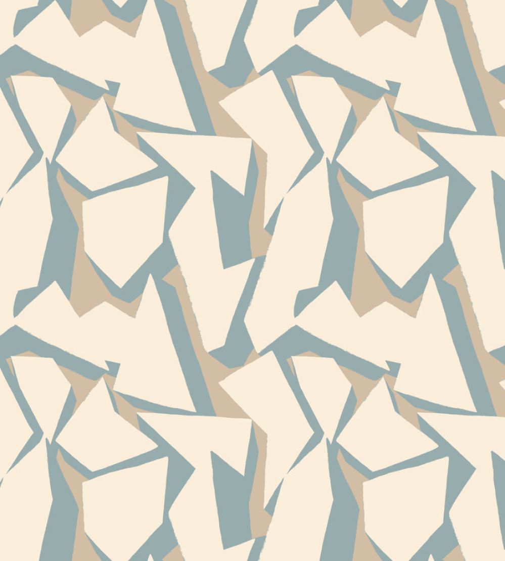 Shatter Wallpaper by Ohpopsi Soft Petrol