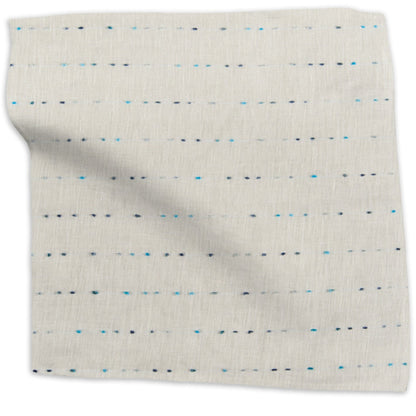 Sheer Confetti Fabric by Kathryn M. Ireland in Multi Blue