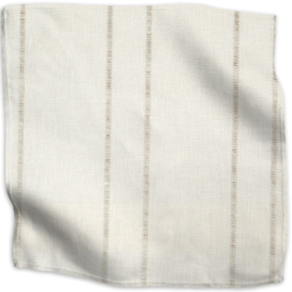 Sheer Stripe Fabric by Kathryn M. Ireland in Argento