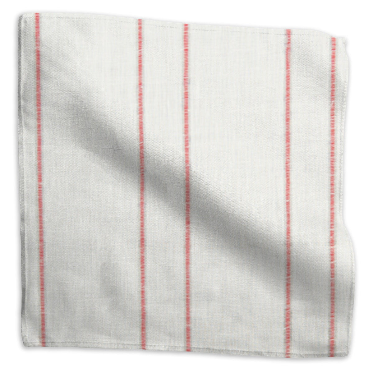 Sheer Stripe Fabric by Kathryn M. Ireland in Red
