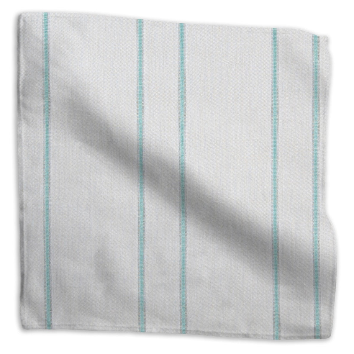 Sheer Stripe Fabric by Kathryn M. Ireland in Turquoise