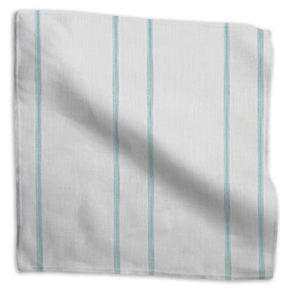 Sheer Stripe Fabric by Kathryn M. Ireland in Turquoise