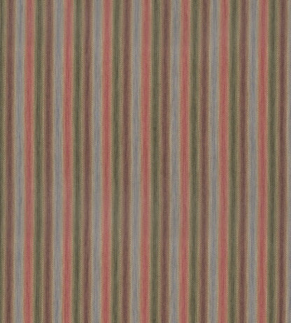 Shepton Stripe Fabric by Mulberry Home Plum/Green