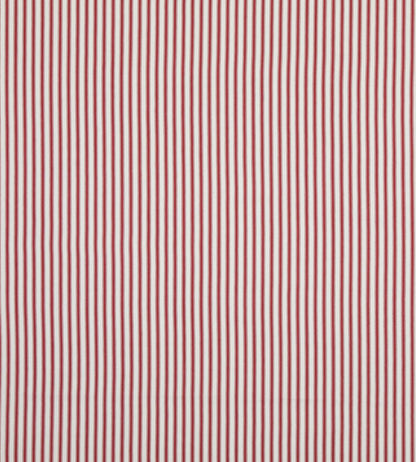 Sherborne Ticking Fabric by Baker Lifestyle Red