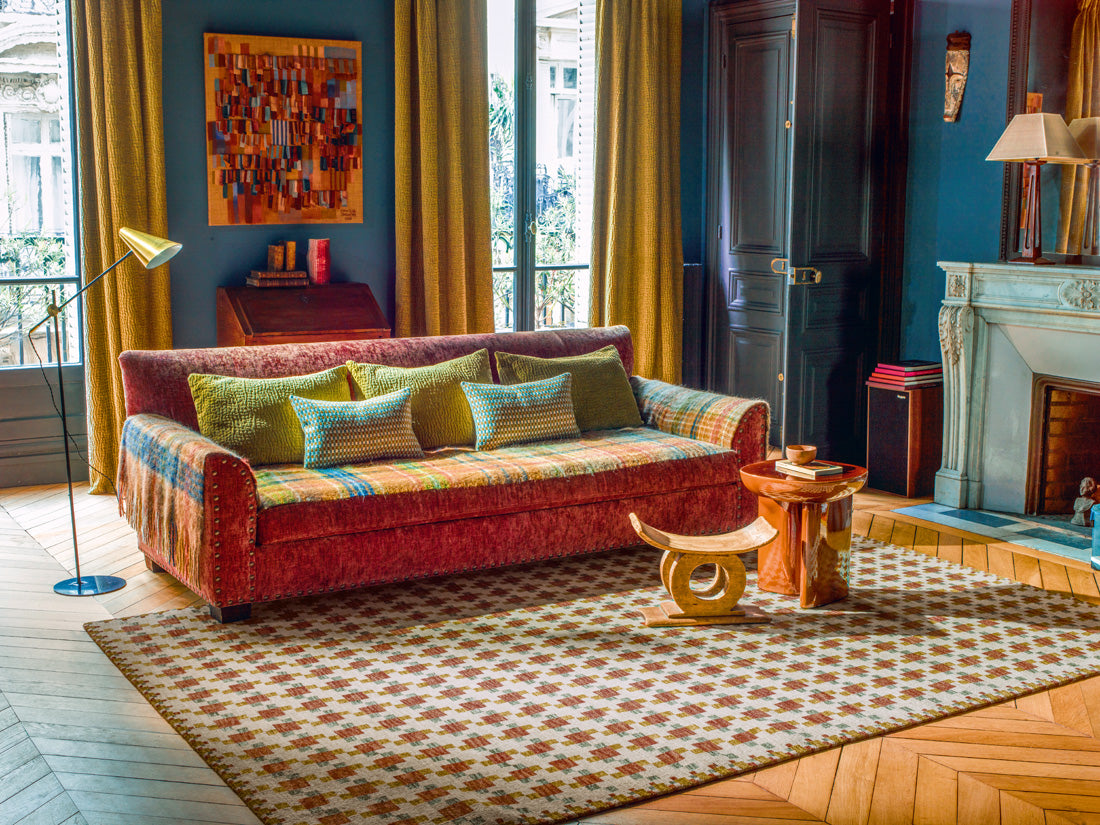 Sherkin Rug by Pierre Frey shown in a room setting (view 1)