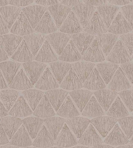 Shimmering Fans Wallpaper by Eijffinger Brown/Taupe