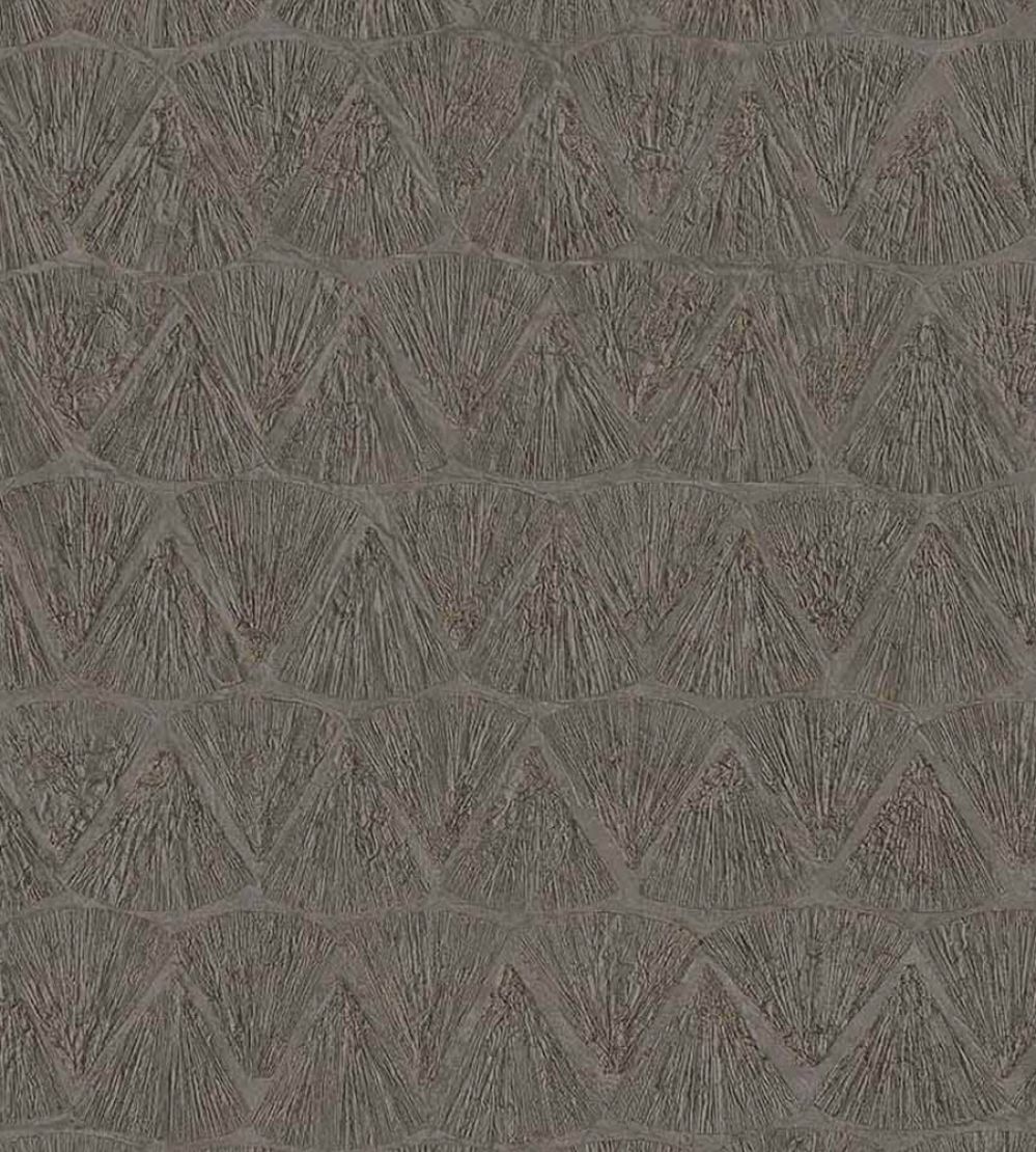 Shimmering Fans Wallpaper by Eijffinger Brown