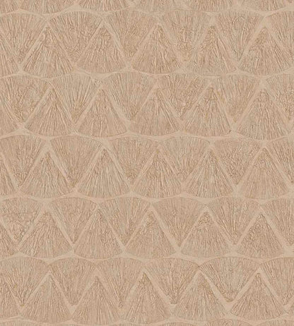 Shimmering Fans Wallpaper by Eijffinger Copper