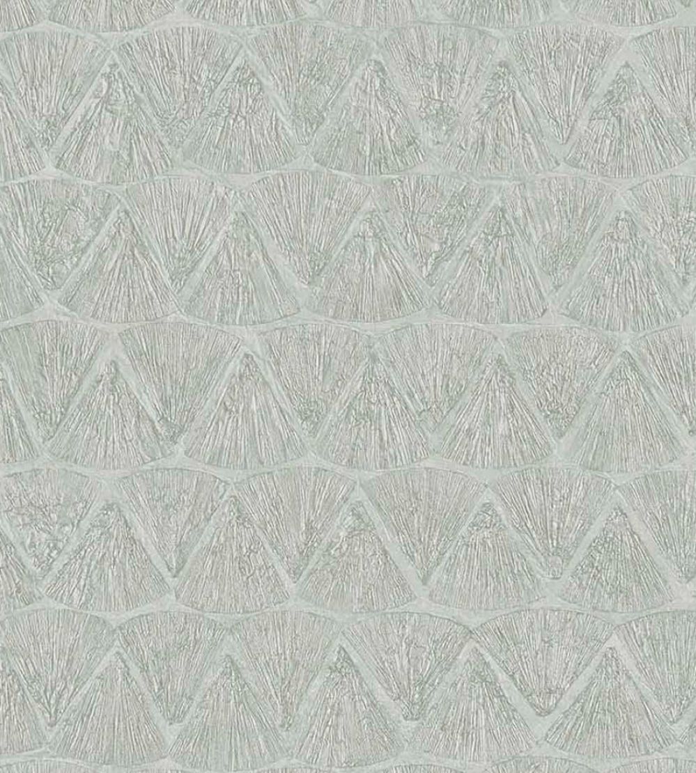 Shimmering Fans Wallpaper by Eijffinger Green