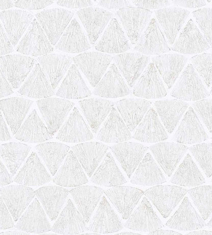 Shimmering Fans Wallpaper by Eijffinger White/Cream/Grey