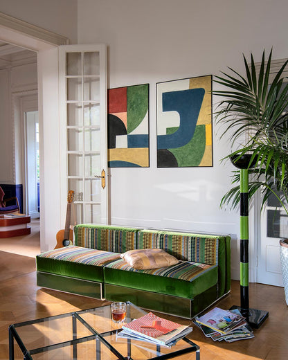 Shoji Fabric by Pierre Frey shown in a room setting (view 1)