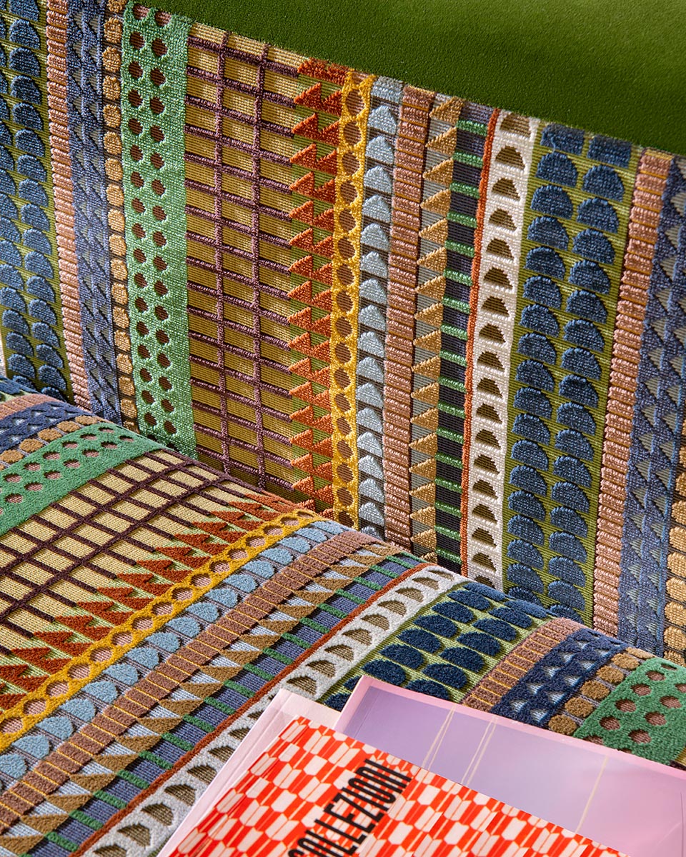 Shoji Fabric by Pierre Frey shown in a room setting (view 2)