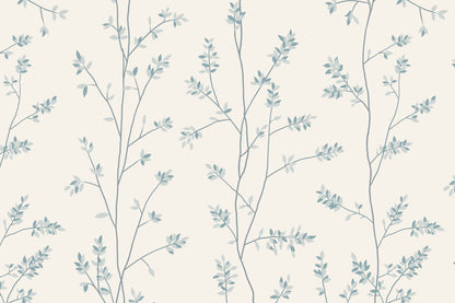 Shrub Blue mural by Hovia