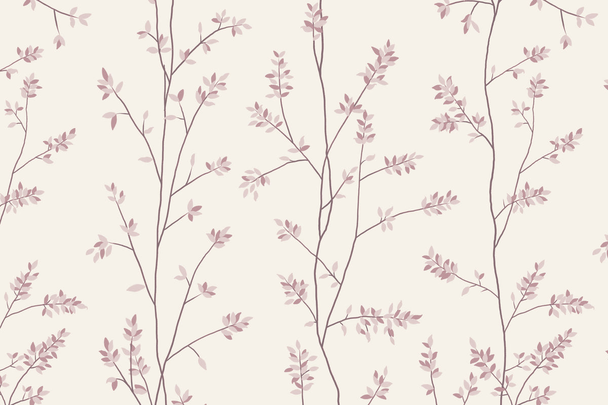 Shrub Pink mural by Hovia