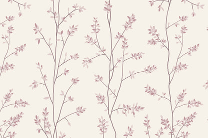 Shrub Pink mural by Hovia