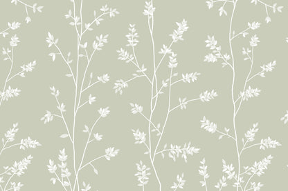 Shrub Green mural by Hovia