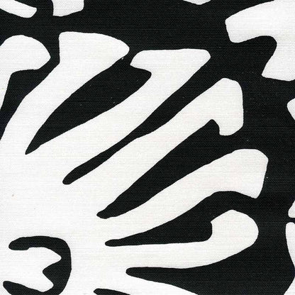 Sigourney Large Scale Reverse Black fabric by China Seas