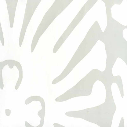 Sigourney Reverse Large Scale Gray on White wallpaper by China Seas