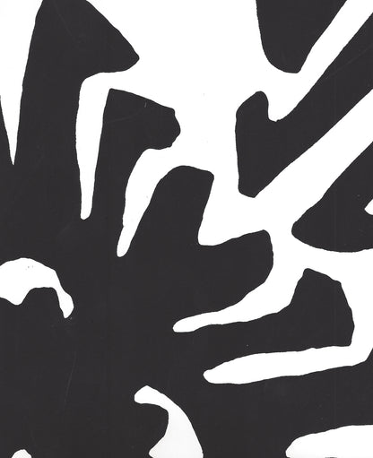 Sigourney Black on White wallpaper by China Seas