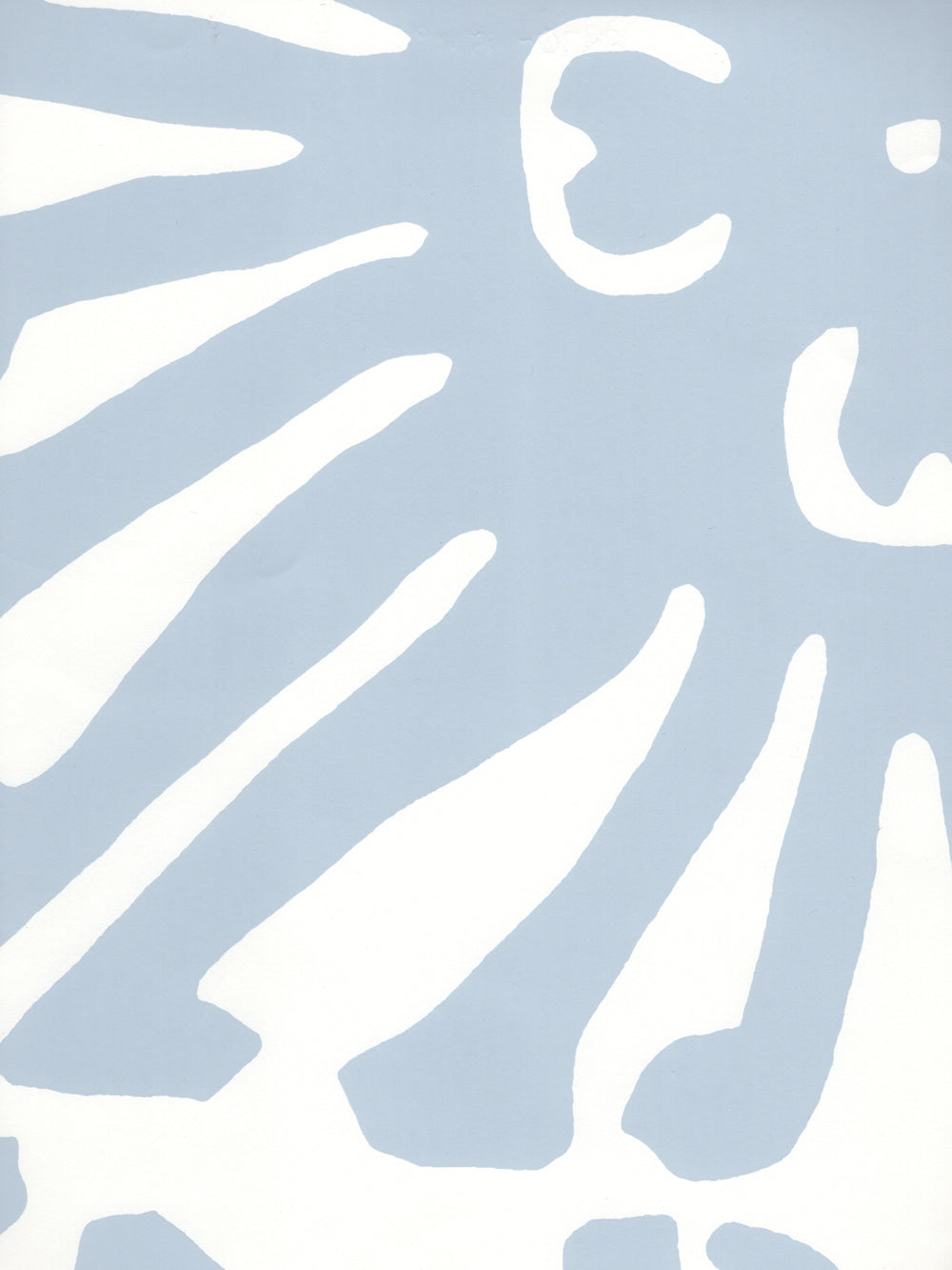 Sigourney Zibby Blue on White wallpaper by China Seas