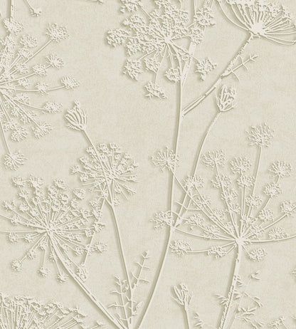 Silhouette Flowers Wallpaper by Eijffinger Green