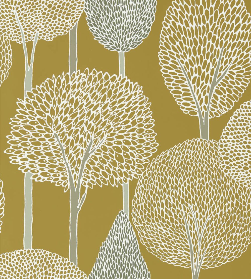 Silhouette Wallpaper by Harlequin Ochre/Taupe
