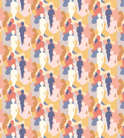 Silhouette Wallpaper by Ohpopsi Amber & Lapis
