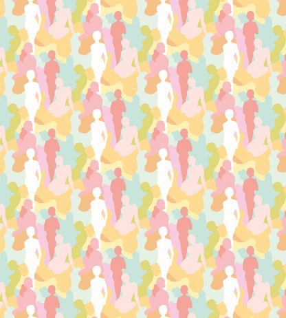 Silhouette Wallpaper by Ohpopsi Citrus Punch