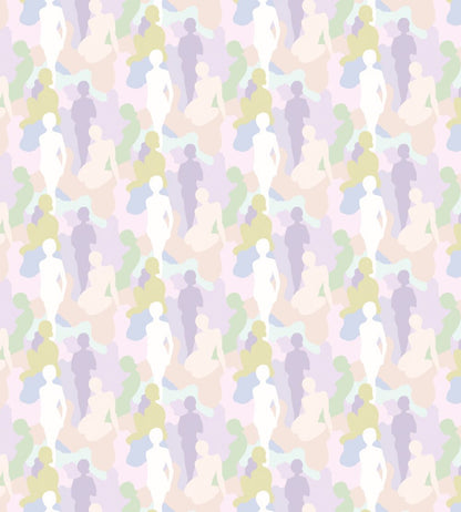 Silhouette Wallpaper by Ohpopsi Parma Violet