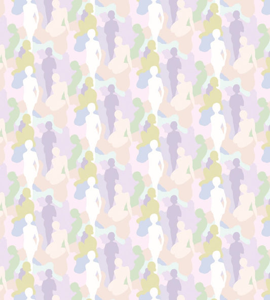 Silhouette Wallpaper by Ohpopsi Parma Violet