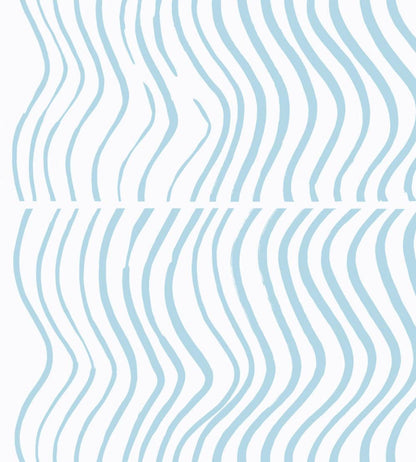 Silkkikuikka Wallpaper by Marimekko Blue