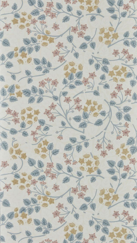 Silver Lime Wallpaper by Sanderson Gritstone/Rose