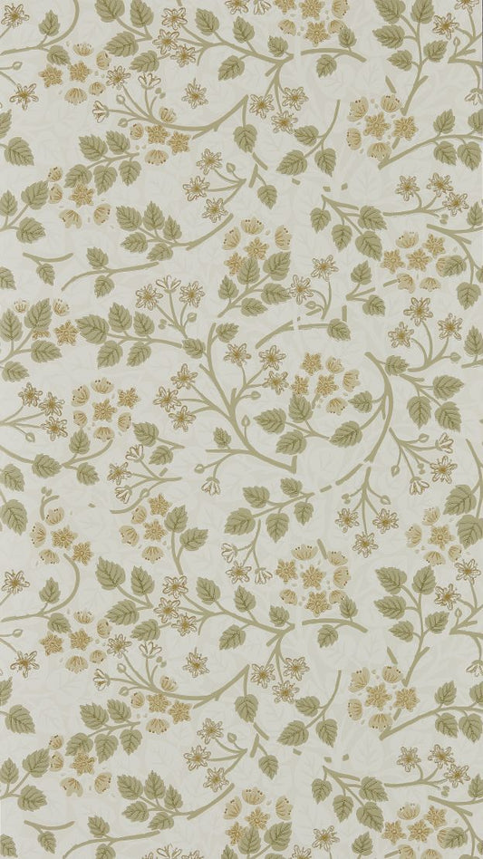 Silver Lime Wallpaper by Sanderson Lichen