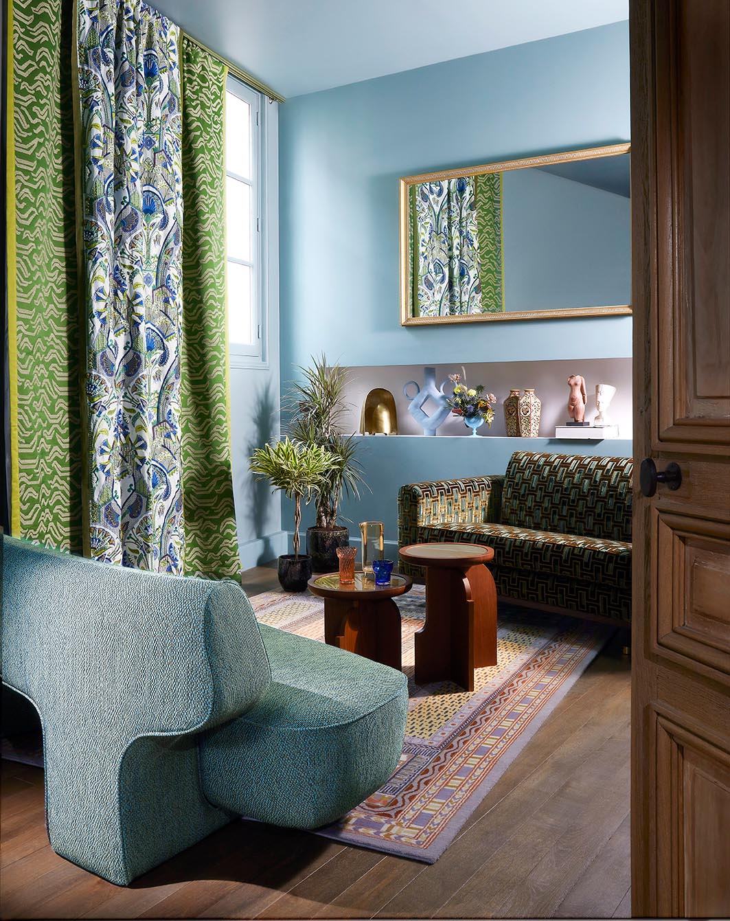 Simbel Fabric by Pierre Frey shown in a room setting (view 1)
