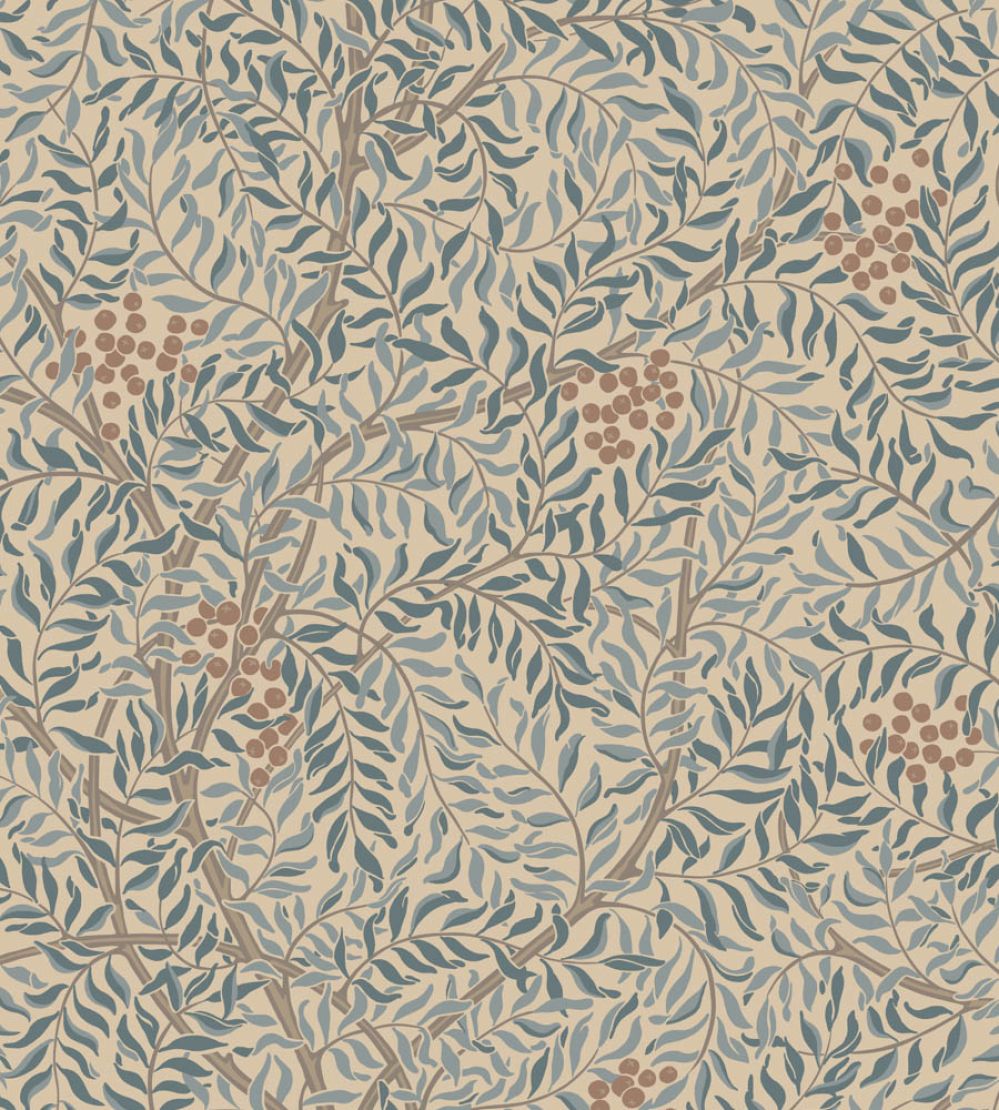 Simon Wallpaper by Sandberg Misty Blue