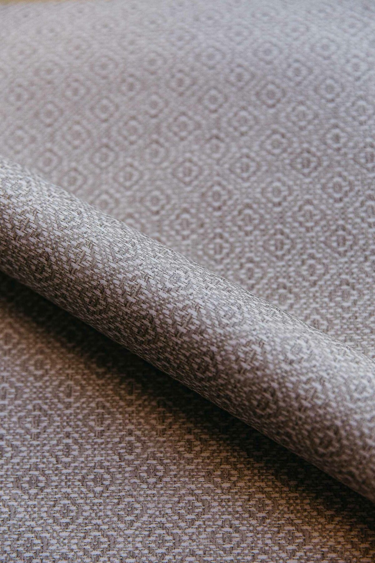 Sisal wallpaper by Coordonné in Arroz/Beige, shown in a styled room